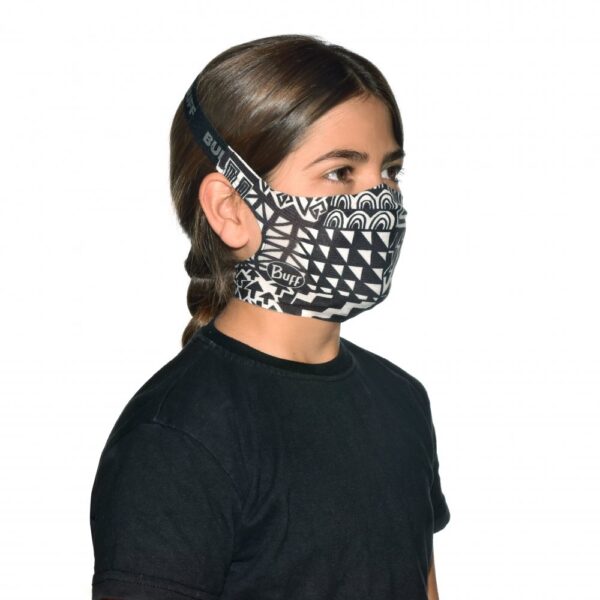 Buff Filter Mask Bawe Black - Junior - Image 2