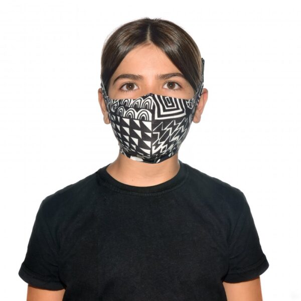 Buff Filter Mask Bawe Black - Junior - Image 4