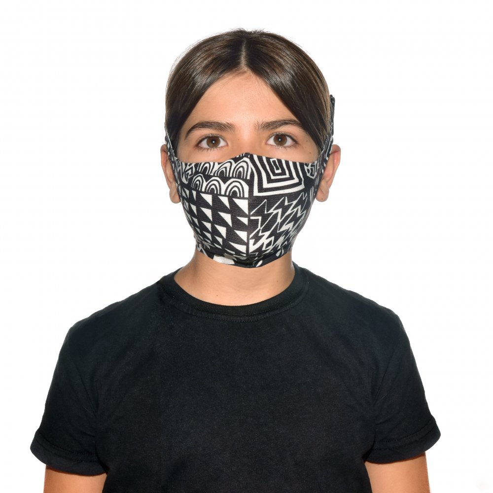 Buff Filter Mask Bawe Black - Junior - Image 4