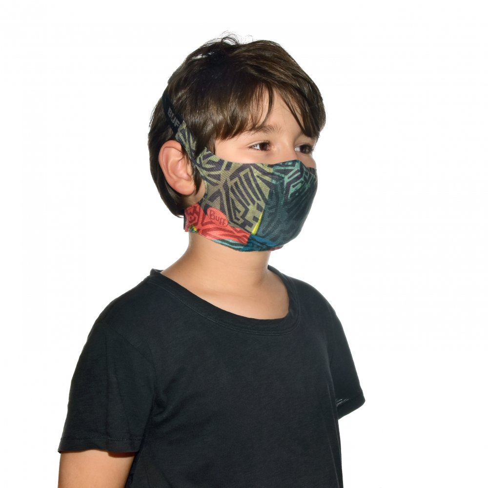 Buff Filter Mask Stony Green - Junior - Image 5