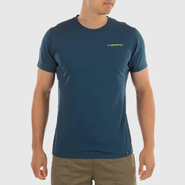 La Sportiva  Back Logo T-Shirt  Storm Blue Hombre
