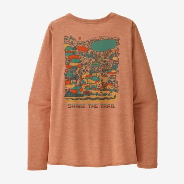 Patagonia Playera Capilene® Cool Daily Graphic Shirt-Lands Woman