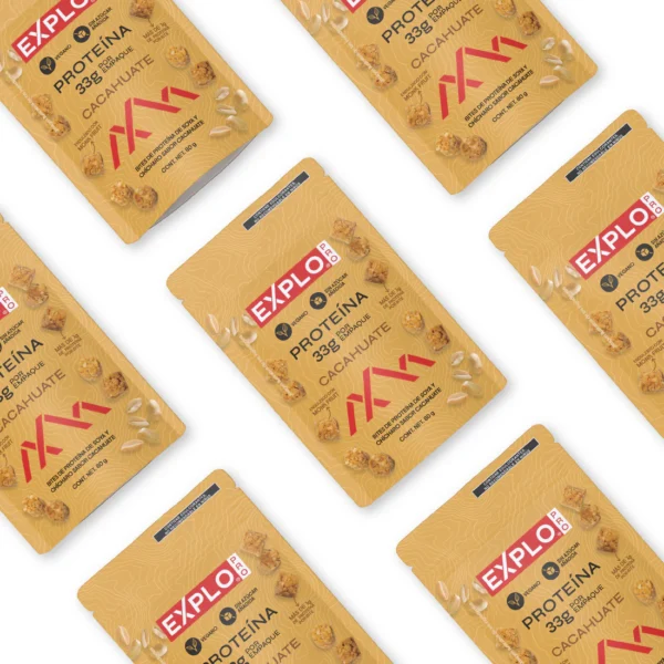 Explo Bites de Proteína de Soya y Chícharo Sabor Cacahuate – 4ever Trail
